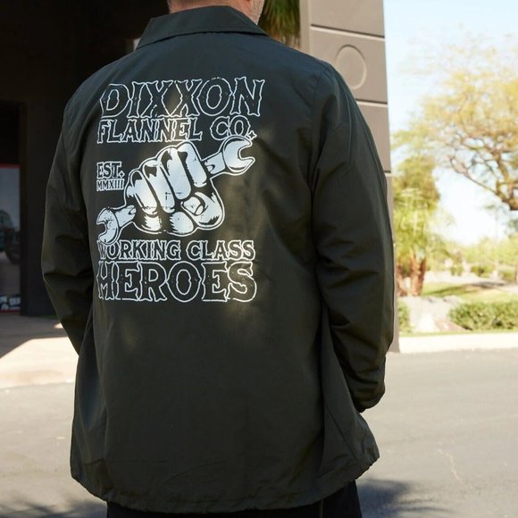 DIXXON - WORKING CLASS FIST Coaches Jacket - Windbreaker - Men’s M - Picture 3 of 10